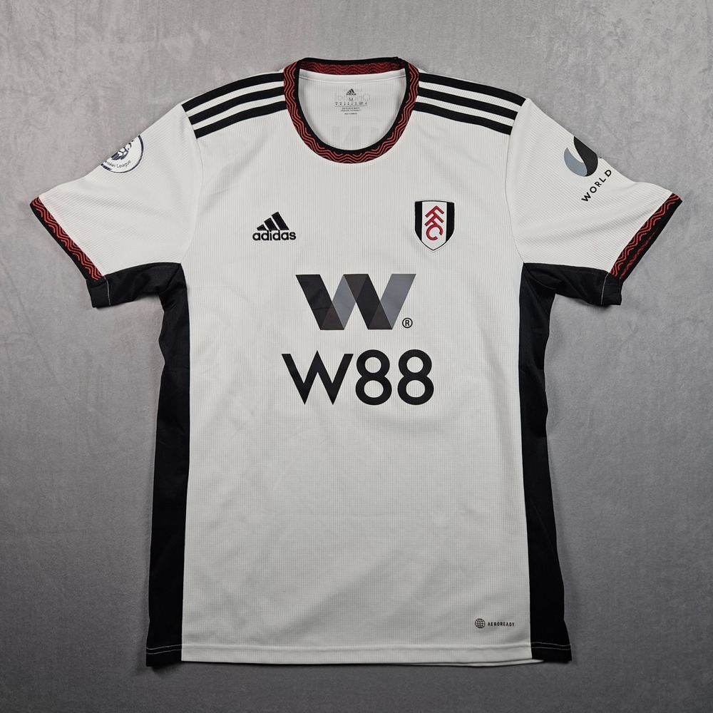 Adidas Antonee Robinson Fulham FC Jersey Mens Medium White 2022-2023 Home Shirt